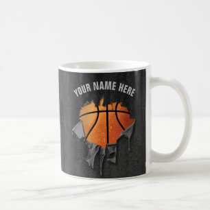 Torn Basketball (Personalisiert) Kaffeetasse