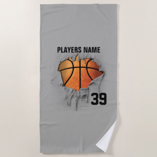 Torn Basketball Strandtuch
