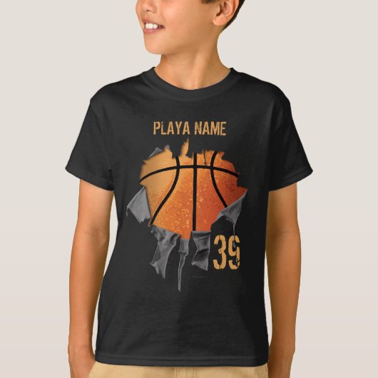 Torn Basketball T-Shirt (Vorderseite)