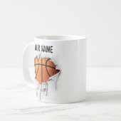 Torn Basketball Tasse (Vorderseite Links)