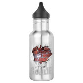 Torn Brick Wall Goalie (Fußball) Trinkflasche (Links)
