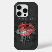 Torn Brick Wall Goalie (Hockey) Case-Mate iPhone Hülle (Rückseite)