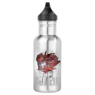 Torn Brick Wall Goalie (Hockey) Trinkflasche