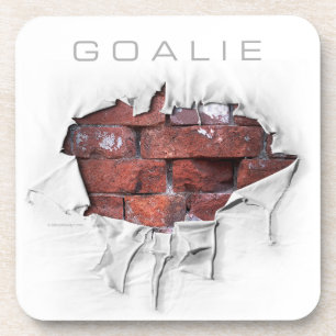Torn Brick Wall Goalie (Hockey) Untersetzer