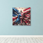 Torn Country Art Print Leinwanddruck (Insitu (Holzboden))