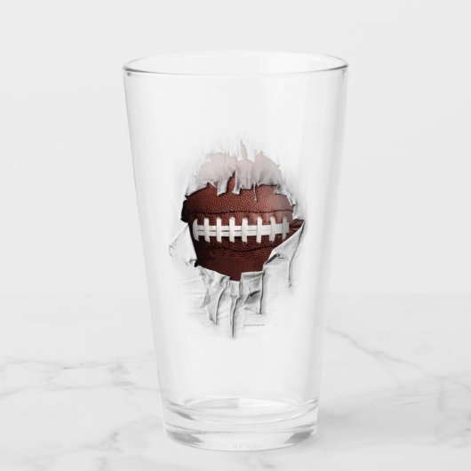 Torn Football Glas (Vorderseite)
