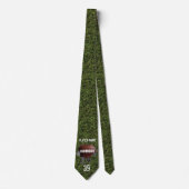 Torn Football Grass Neck Tie Krawatte (Vorderseite)