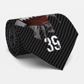 Torn Football Krawatte (Gerollt)