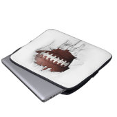 Torn Football Laptopschutzhülle (Vorne Knopf)