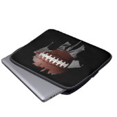 Torn Football Laptopschutzhülle (Vorne Knopf)