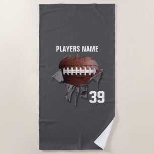 Torn Football Strandtuch
