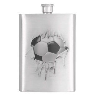 Torn-Fußball Flachmann