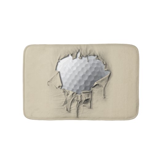 Torn Golf Ball Badematte (Vorderseite)