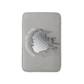 Torn Golf Ball Bath Mat Badematte (Vorderseite Vertikal)