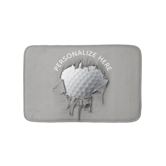 Torn Golf Ball Bath Mat Badematte (Vorderseite)