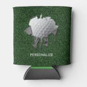 Torn Golf Ball Dosenkühler (Vorderseite)