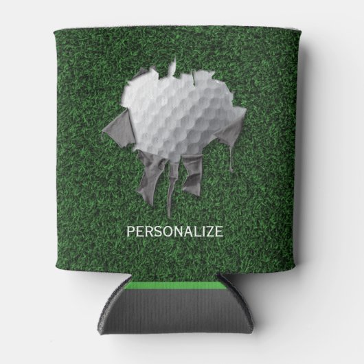 Torn Golf Ball Dosenkühler (Vorderseite)