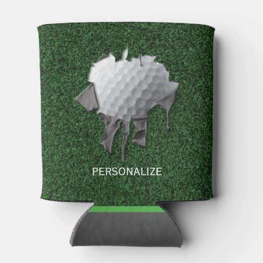 Torn Golf Ball Dosenkühler (Rückseite)