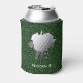 Torn Golf Ball Dosenkühler (Kanne Rückseite)