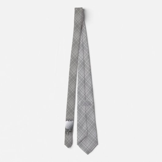 Torn Golf Ball Neck Tie Krawatte (Rückseite)