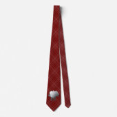 Torn Golf Ball Neck Tie Krawatte (Vorderseite)