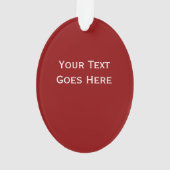 Torn Golf Ball Ornament (Rückseite)