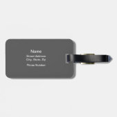 Torn Golf Ball (Personalisiert) Gepäckanhänger (Rückseite horizontal)