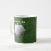 Torn Golf Ball Tasse (Vorderseite Links)