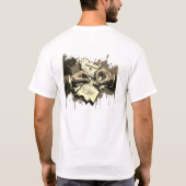 Torn Immigration Documents Chinga La Migra T-Shirt (Rückseite)