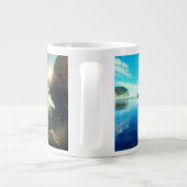 Torn NZ Seascape Jumbo-Tasse (Rückseite)