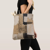 "Torn Page Design Pillow - Cream and Black Riso Te Tasche (Von Nahem)