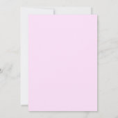 Torn Paper Tropical Floral Pink Hochzeit Save The Date (Rückseite)