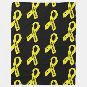 Torn Ribbon/Badass...Endometriose Fleece Blanket