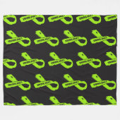 Torn Ribbon/Badass...Lyme Fleecedecke (Vorderseite (Horizontal))