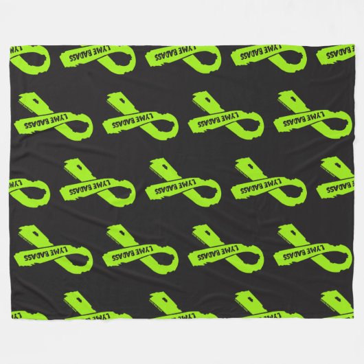 Torn Ribbon/Badass...Lyme Fleecedecke (Vorderseite (Horizontal))
