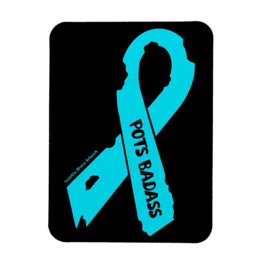 Torn Ribbon/Badass...POTS Magnet (Vertikal)
