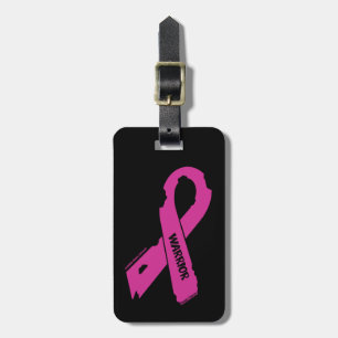 Torn Ribbon/Krieger...Brustkrebs Gepäckanhänger