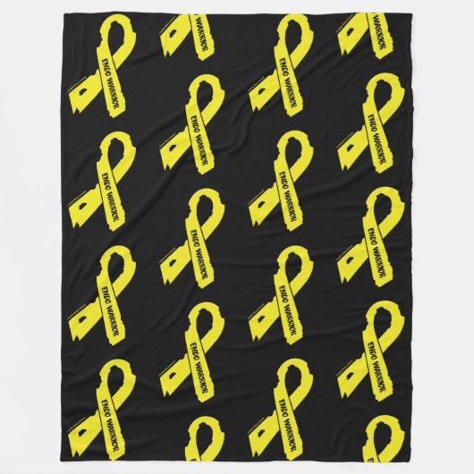 Torn Ribbon/Krieger...Endometriose Fleecedecke (Vorderseite)