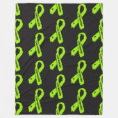 Torn Ribbon/Krieger...Lyme Fleecedecke (Vorderseite)