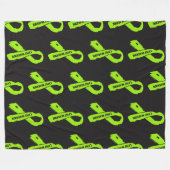 Torn Ribbon/Krieger...Lyme Fleecedecke (Vorderseite (Horizontal))