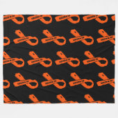 Torn Ribbon/Krieger...MS Fleecedecke (Vorderseite (Horizontal))