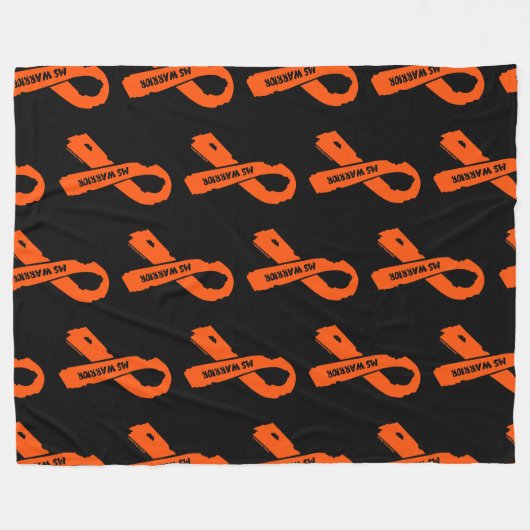 Torn Ribbon/Krieger...MS Fleecedecke (Vorderseite (Horizontal))