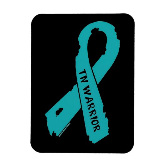 Torn Ribbon/Krieger...TN Magnet (Vertikal)