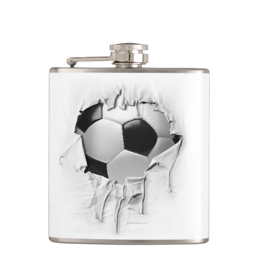 Torn Soccer Flask Flachmann (Vorderseite)