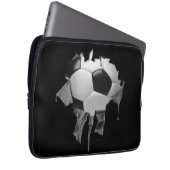 Torn Soccer Laptopschutzhülle (Vorne Rechts)