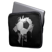 Torn Soccer Laptopschutzhülle (Vorderseite Links)