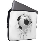Torn Soccer Laptopschutzhülle (Vorne Rechts)