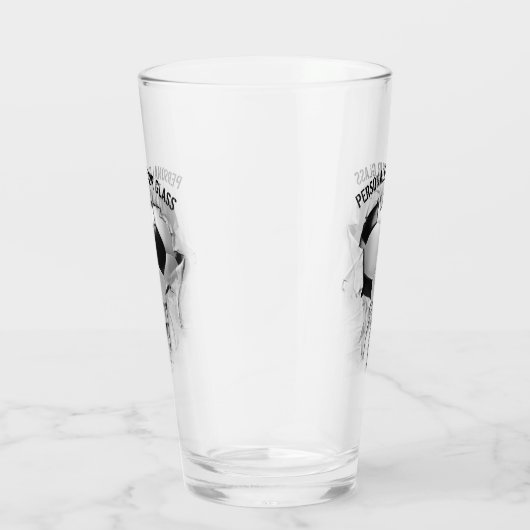 Torn Soccer (Personalisiert) Glas (Rechts)
