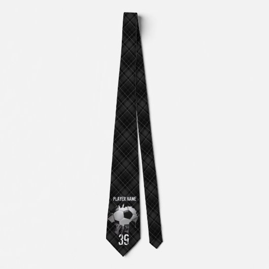 Torn Soccer (personalisiert) Neck Tie Krawatte (Vorderseite)