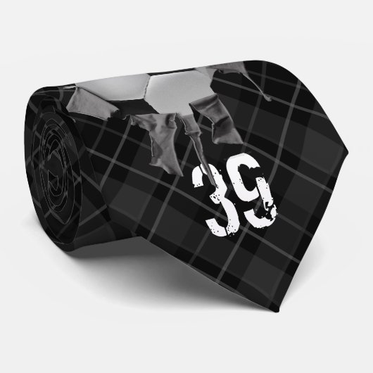 Torn Soccer (personalisiert) Neck Tie Krawatte (Gerollt)